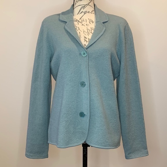 Vintage Josephine 100% wool jacket button front L - Picture 1 of 9